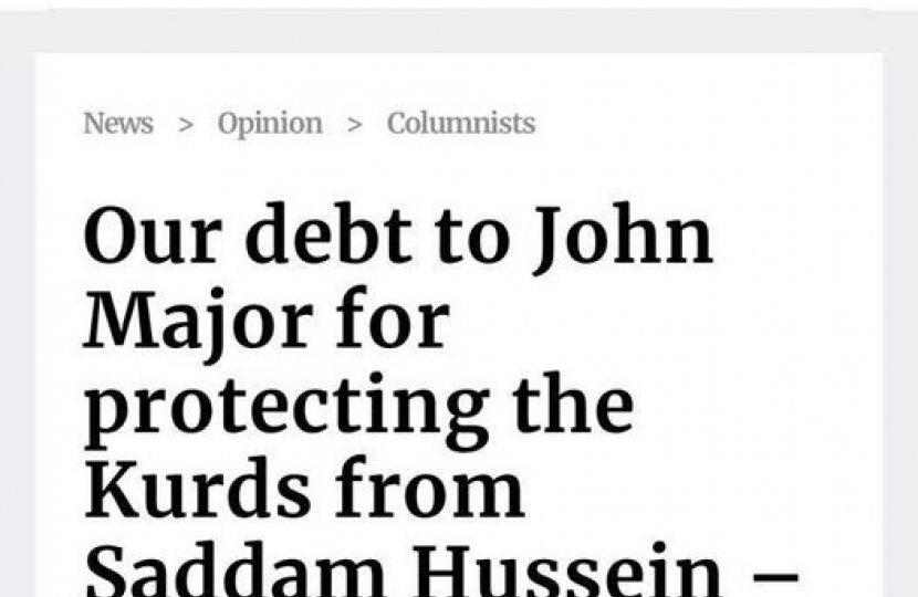 Our debt to John Major