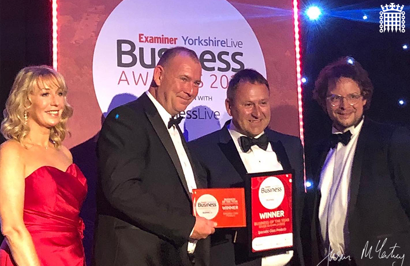 Jason McCartney MP attends the Examiner Business Awards