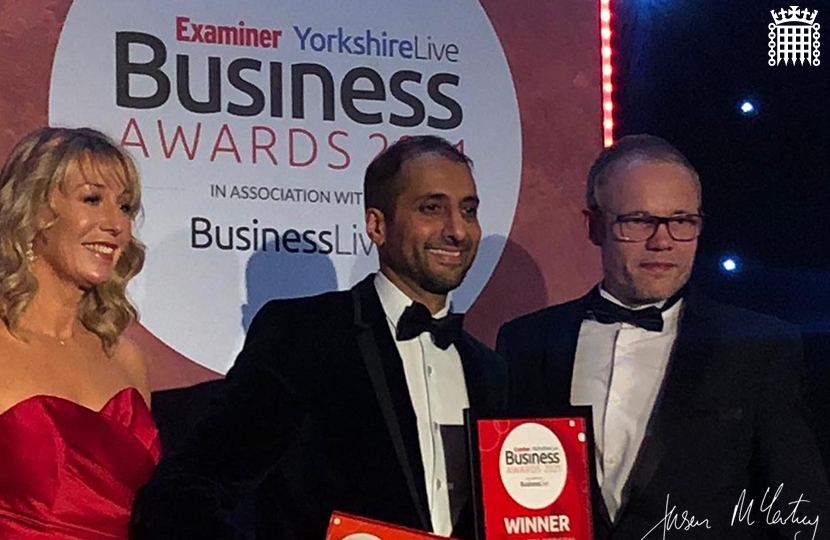 Jason McCartney MP attends the Examiner Business Awards
