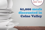 61,000 meals discounted in Colne Valley