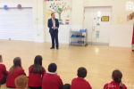 Jason McCartney MP visits Moorlands Primary to hear about their charity fundraising