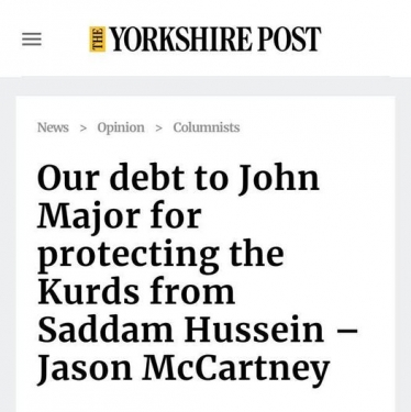Our debt to John Major