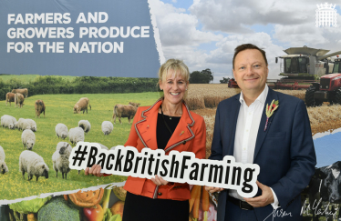 Jason McCartney MP shows support for British food and farming in Colne Valley